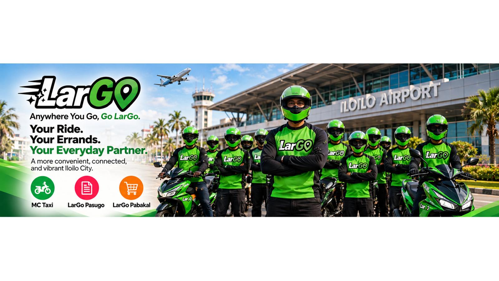 LarGo promotional concept: Your ride. Your errands.